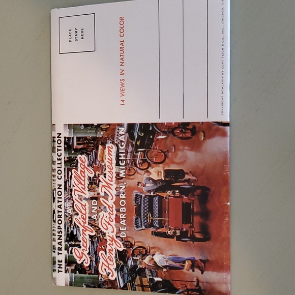 Vintage 1974, Henry Ford Museum and Greenfield Village Postcard Booklet - Picture 7 of 8